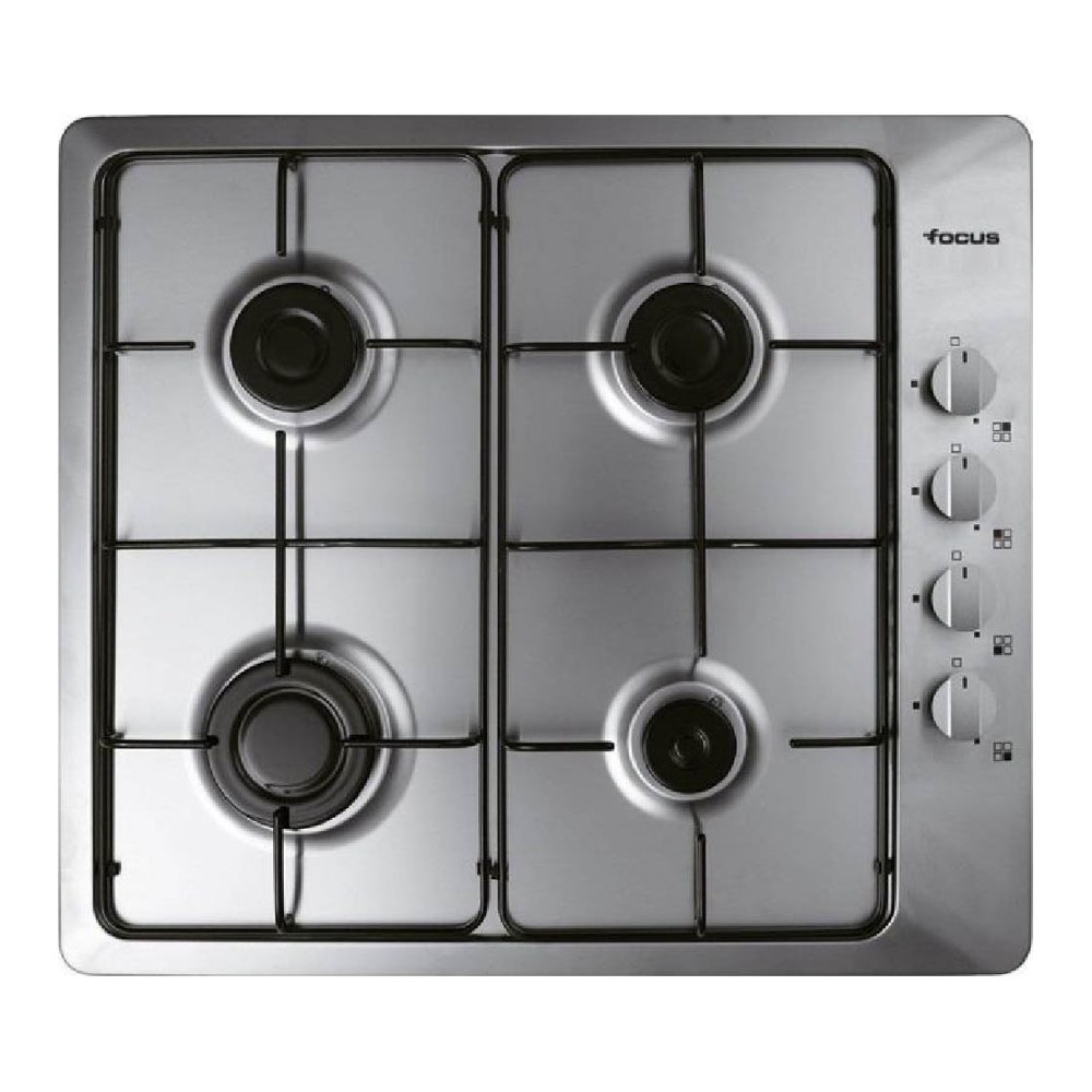 Plaque Focus F400X inox 4FEUX